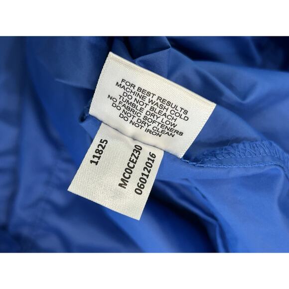 Peter Millar Pullover Windbreaker Mens Size XL Blue SMU Mustangs Logo 1/2 Zip - Picture 8 of 8